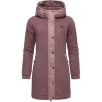 Ragwear Outdoorjacke Cousy flauschige Übergangsjacke mit Teddyfell und Kapuze