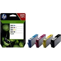 HP HP original Druckerpatrone 364 Combo C/M/Y/B Tintenpatrone (original Druckerpatrone 365 schwarz/cyan/magenta/gelb)
