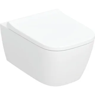 Geberit iCon Set Wand-WC Tiefspüler, eckig, geschlossenes Keramikdesign, TurboFlush, 503162008 503162008