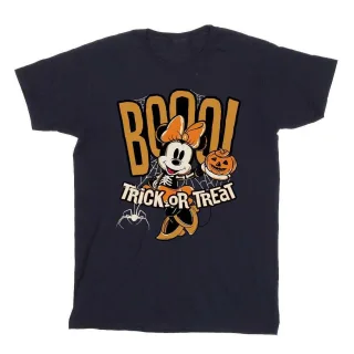 Disney - "Boo Trick Or Treat" T-Shirt für Mädchen, Baumwolle (Dunkles Marineblau)