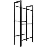 TroniTechnik Regal Getränkekistenregal Stahl schwarz 71x32x140 cm, 3 Ebenen, 360 kg Belastbarkeit, Flaschenregal, Stabil, platzsparend, vielseitig nutzbar, leicht aufbaubar, langlebig