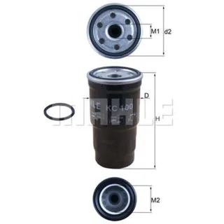 Mahle Kraftstofffilter Mazda Subaru Toyota