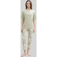 TOM TAILOR Pyjama Bodywear Pyjama-Set mit Allover-Print