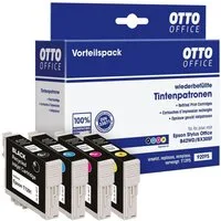 Otto Office T1295 Tintenpatrone (Set, 4-tlg., ersetzt Epson »T1295«, schwarz / cyan / magenta / gelb)