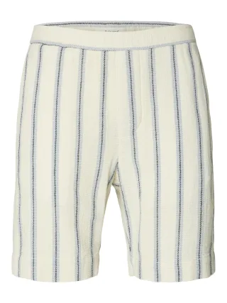 SELECTED MEN - SLHREGCAL SHORTS Egret - Gr. - M