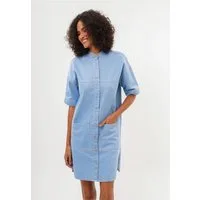freshlions Jeanskleid Josy (1-tlg) mit durchgehender Knopfleiste