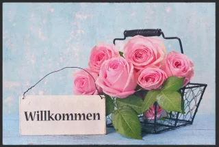 Fussmatte Willkommen 10138 | Größe: 60 cm x 45 cm