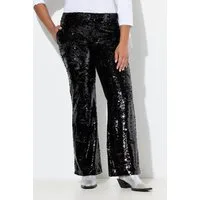 Angel of Style Funktionshose Hose flared Legs Pailletten Schlag