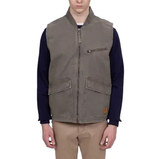 Timberland - Weste für Herren, Gerippter Kragen (Blattgrün)