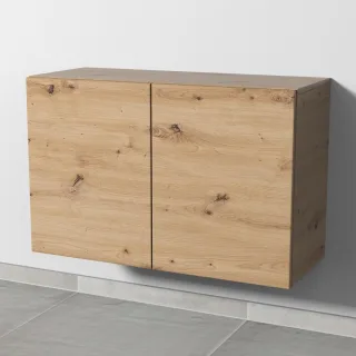 Sanipa 4balance Anbauschrank mit 2 Türen, Eiche Natural-Touch, DL13085 DL13085
