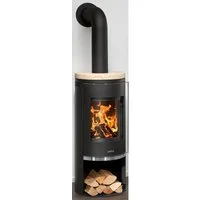 JUSTUS Kaminofen Faro 2.0, 6 kW, Zeitbrand