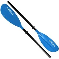 24Move Doppelpaddel, Stand Up Paddle Aluminium SUP-Paddel, (Winkelverstellung, universell einstellbar, verstellbar, 2-teilig, SUP-Paddel), für Paddelboards, Kajakboot und Ruderboot
