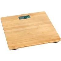 WENKO Personenwaage Bambusa, digitale Körperwaage bis 180 kg
