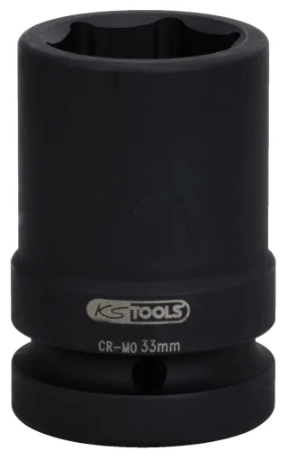 KS Tools 1" Sechskant-Kraft-Stecknuss, mittel lang - 515.2124