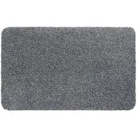 matches21 HOME & HOBBY Fußmatte Große Schmutzfangmatte für innen grau meliert in 50x80 cm, rechteckig, Höhe: 6 mm, Saugstarke Sauberlaufmatte als waschbarer Türmatte Fussabtreter
