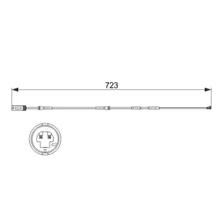 Bosch Warnkontakt f?r Bremsbel?ge BMW 1er E81 3er E90 1987473514