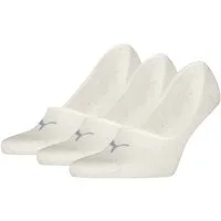 PUMA Füßlinge PUMA UNISEX FOOTIE 3P (3-Paar, 3 Paar) NoShow Socks, atmungsaktiv, elastisches Bündchen