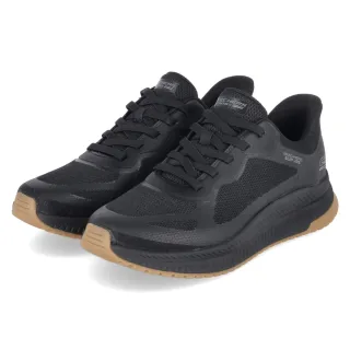 Skechers Slip-Ins Sneaker BOBS SQUAD 4 - Gr. 40 - Schwarz - Textil & Synthetik