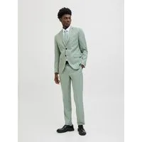 Jack & Jones Anzug JPRCOSTA SUIT (Set, 2-tlg) aus Polyester, sehr schmale Passform, mit Reverskragen, Langarm-Sakko