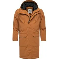 Ragwear Wintermantel Mr Them Long lange wasserdichte Herren Winterjacke mit Kapuze