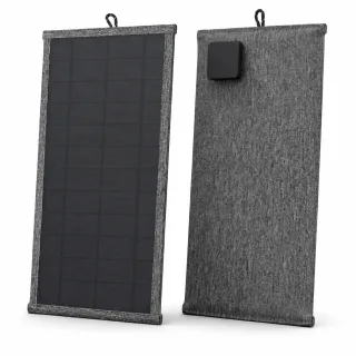 [EU Direct] ZGZXSEXHZ 10W Portable Solar Panel Charger 35.5x19cm USB Dual Port High Efficiency Lightweight Outdoor Hikin