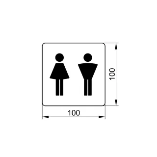 Keuco Türschild Plan 14971, 14971010000