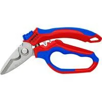 Gewinkelte Elektrikerschere 95 05 20 SB rot/blau