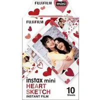 FUJIFILM Sofortbildfilm Fujifilm Instax Mini Film Heart Sketch
