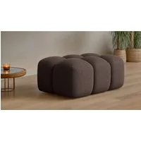 OTTO home Polsterhocker KALLIE Sitzhocker, Bubble-Optik, Maße B/T/H: 90/60/44 cm, moderne Steppung, hoher Sitzkomfort und modernes Design