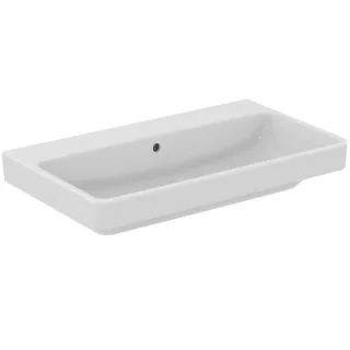 Ideal Standard Waschtisch i.life B ohne Hl. mit Ül. 820x475x160mm Weiß mit Ideal Plus, T6844MA T6844MA