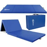 eyepower Weichbodenmatte 180 x 60 x 5 cm - XL Turnmatte für Zuhause - Faltbare Gymnastikmatte (1-St), Bodenturnmatte - Klappbare Fitnessmatte - Fallschutzmatte für Kinder