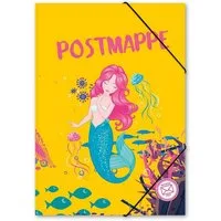 itenga Organisationsmappe itenga Postmappe Gummizugmappe A4 Motiv Meerjungfrau