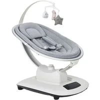 GarveeMore Babywippe elektrische Babyschaukel mit Spielzeugbügel, bis 6 Monate & 18 kg, 5 Schaukelmodi + 5 Schlaflieder, höhenverstellbar, waschbar
