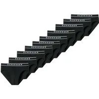 Schiesser Slip 10er Pack 95/5 Organic Cotton (Spar-Set, 10-St) Rio Slip / Unterhose - Baumwolle - ohne Eingriff - Atmungsaktiv