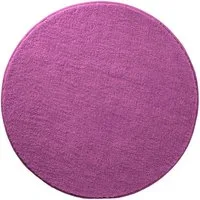 OTTO home Badematte Vanessa, Badvorleger, Badezimmer Teppich, Höhe 10 mm, rutschhemmend beschichtet, schnell trocknend, strapazierfähig, fußbodenheizungsgeeignet, Polyester, rund, Badteppich, weiche Haptik, unifarben
