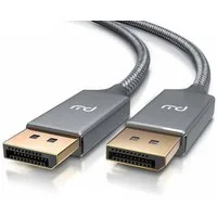 Primewire Audio- & Video-Kabel, DisplayPort, 1.4 (300 cm), DP Kabel mit Nylonummantelung 8K 7680 x 4320 @ 60 Hz mit DSC - 3m
