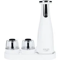Adler Gewürzmühle Adler AD 4449w Elektr. Salz- und Pfeffermühle 3in1 Mühle mit USB