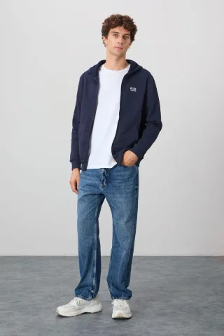 Herren Kapuzen-Zip-Sweatshirt