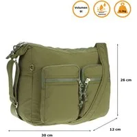 Christian Wippermann Henkeltasche Große Damen Tasche Umhängetasche Schultertasche (einzeln), Henkeltasche