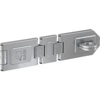BASI Sicherheits-Stallriegel Sicherheitsüberfalle, Sicherheitsüberfalle - 2 Gelenke, (Spar-Set), 2 Gelenke und gehärteter Öse, verzinkt und wetterfest, Länge: 195 mm