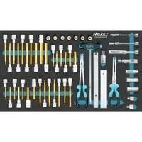 Schraubendreher-Steckschlüsseleinsatz-Satz 163-603/52, Größe 4/3+, Werkzeug-Set 52-teilig, metrische und zöllige Maße
