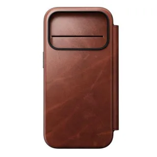 Nomad Modern Leather Folio iPhone 17 Pro Olde Dublin H.