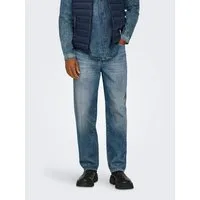 ONLY & SONS Regular-fit-Jeans ONSEDGE STRAIGHT BROMO 0017 DOT DNM NOOS