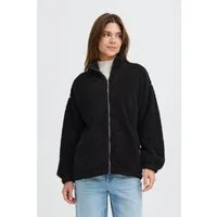 OXMO Trainingsjacke OXBerina Gemütliche Zip-Jacke