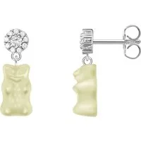 THOMAS SABO Paar Ohrstecker THOMAS SABO x HARIBO: Ohrstecker mit Goldbär, mit Kristallglas, Zirkonia (synth)