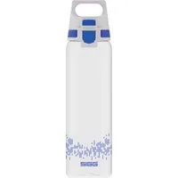 Sigg Trinkflasche stylische Sportflasche mit Einhandverschluss, SIGG Trinkflasche 'Total Clear One MyPlanet' - 0,75 L