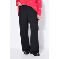 Studio Untold Schlupfhose Hose Wide Legs Struktur Elastikbund