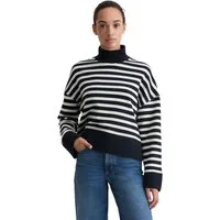 Marc O'Polo Sweatshirt mit breitem Rippstrick-Bund