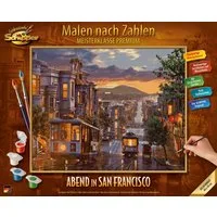 Schipper Malen nach Zahlen Meisterklasse Premium - Abendstimmung in San Francisco, Made in Germany