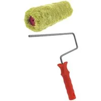 varivendo Farbwalze Farbroller Set 25cm, Fassadenwalze Grün 1 Stück (Set, 2-St., Maler Steckbügel + Fassadenwalze), Farbrolle Malerwalze Fassadenwalze Malerrolle Farbwalze